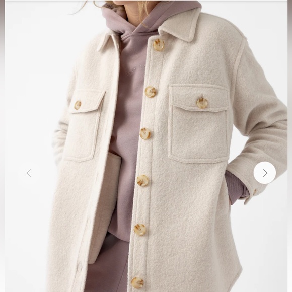 Banana republic barn jacket! Beautiful neutral color! NWT - Picture 4 of 8